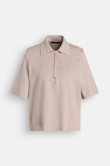 WINDSOR. Strickshirt beige