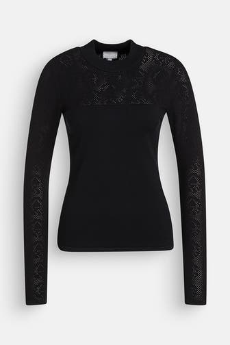 SPORTALM Strickpullover schwarz