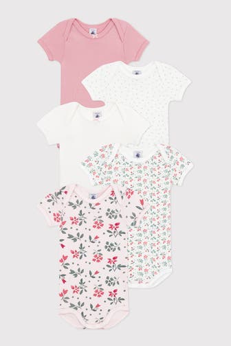 PETIT BATEAU 5er-Pack Bodies mehrfarbig