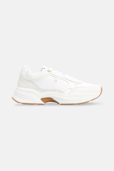 TOMMY HILFIGER Leder-Sneaker 'Ines' mehrfarbig