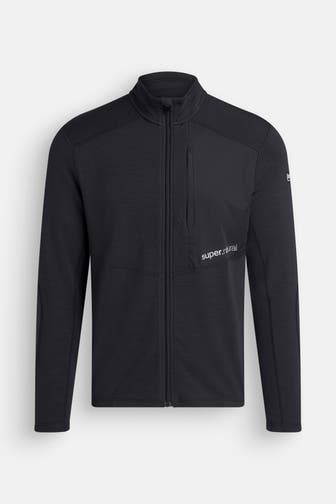 SUPER.NATURAL Fleecejacke schwarz