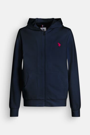 U.S. POLO ASSN. Sweatjacke 'Deny' nachtblau