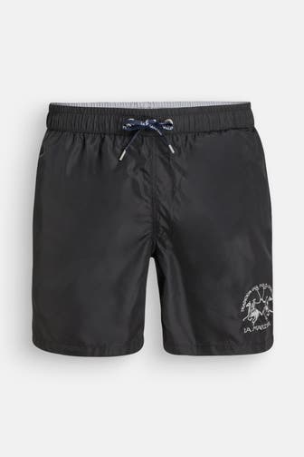 LA MARTINA Badeshorts schwarz