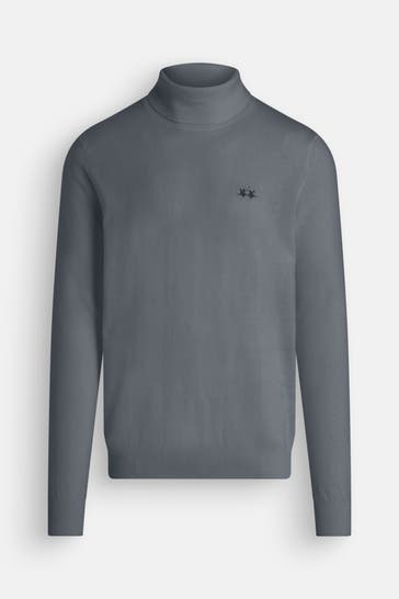 LA MARTINA Rollkragenpullover grau