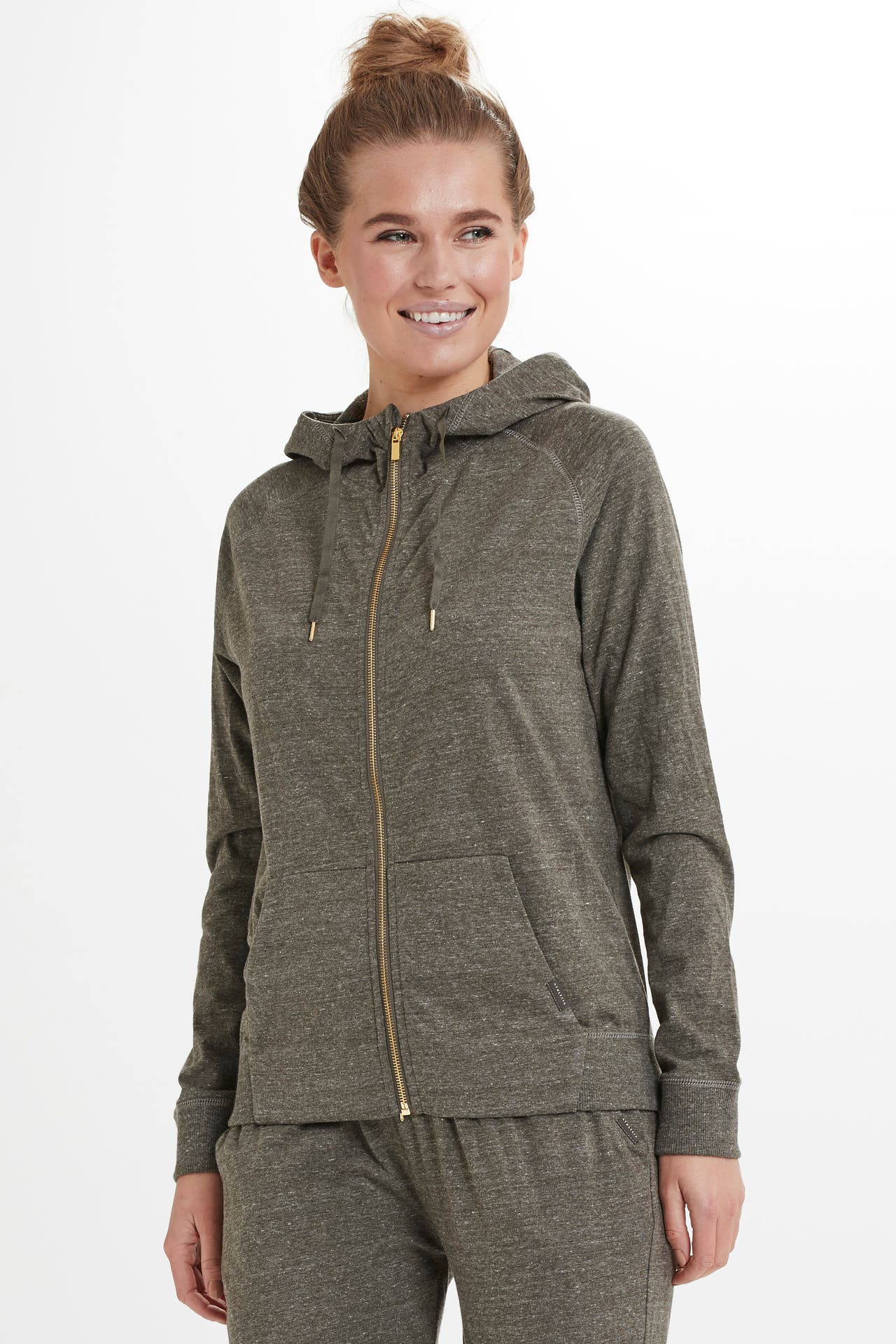 ATHLECIA Sweatjacke 'Chestine' graugrün, Bild 1