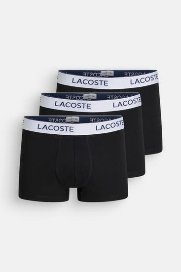 LACOSTE - 3er-Pack Boxer Trunks schwarz