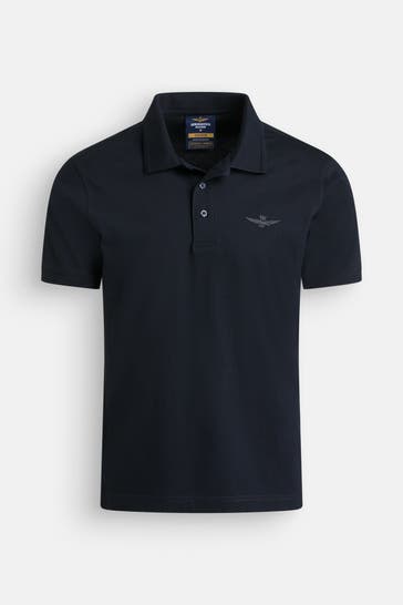 AERONAUTICA MILITARE Polo-Shirt dunkelblau