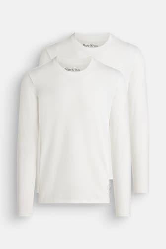 MARC O'POLO 2er-Pack Longsleeves offwhite
