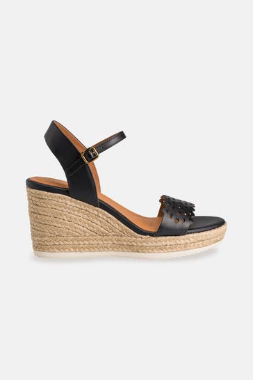GEOX Wedges 'Ponza' schwarz