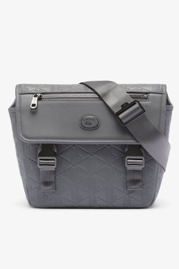 LACOSTE Umhängetasche grau