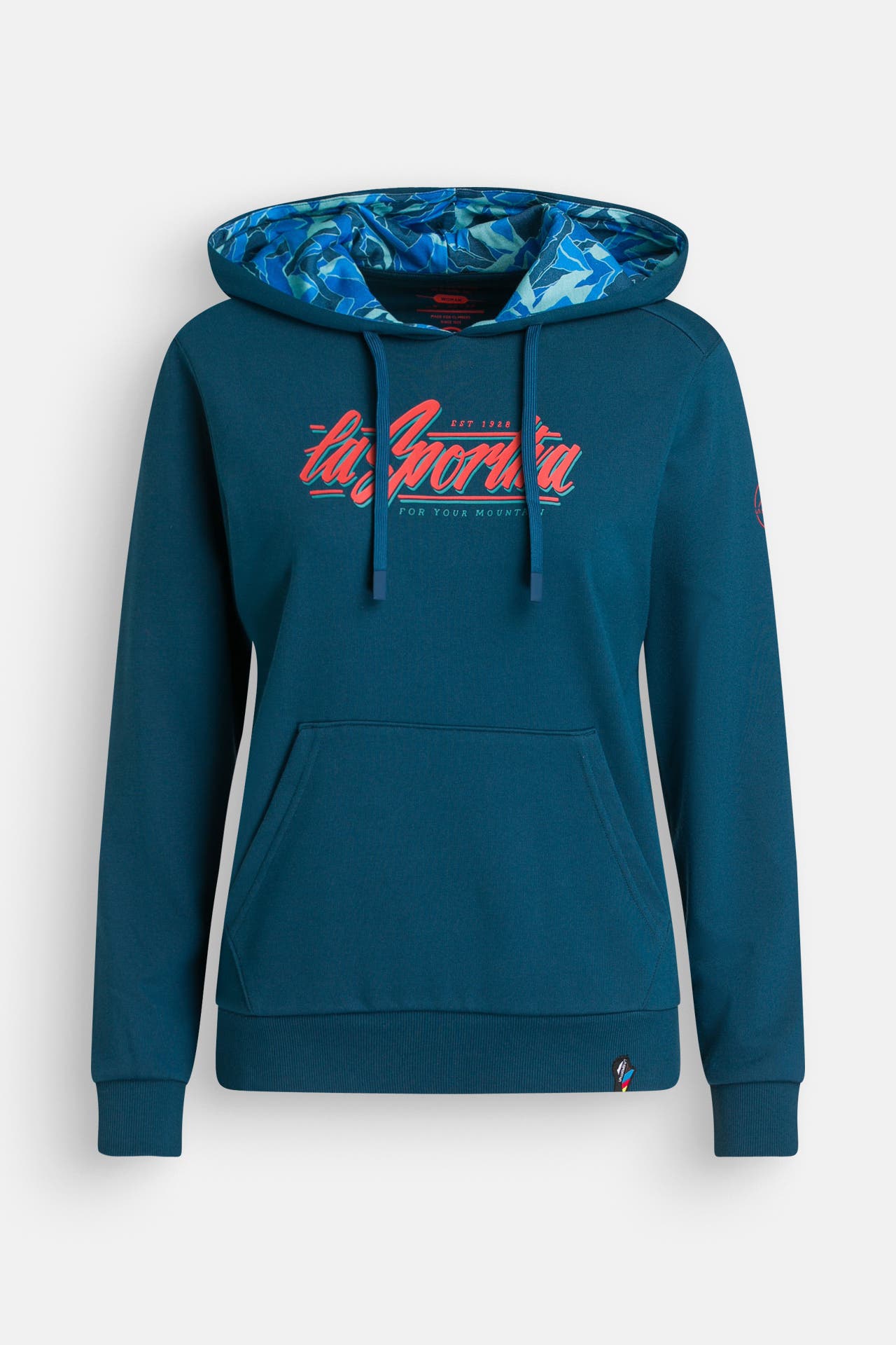 LA SPORTIVA Hoodie 'Retro' petrol, Bild 1