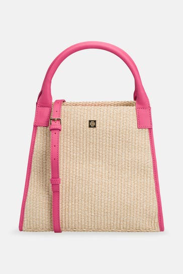 HÖGL Handtasche 'Raffia' zweifarbig