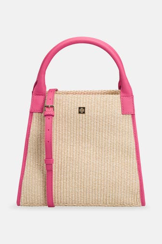 HÖGL Handtasche 'Raffia' zweifarbig