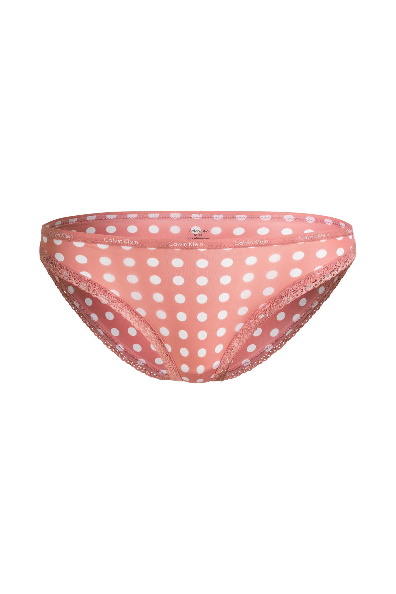 CK JEANS Slip dunkelrosa gepunktet, Bild 1