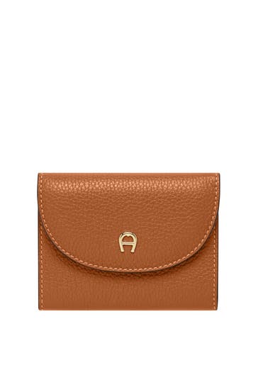 AIGNER Ledergeldbörse 'Miranda' cognac