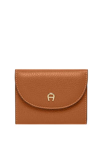 AIGNER Ledergeldbörse 'Miranda' cognac