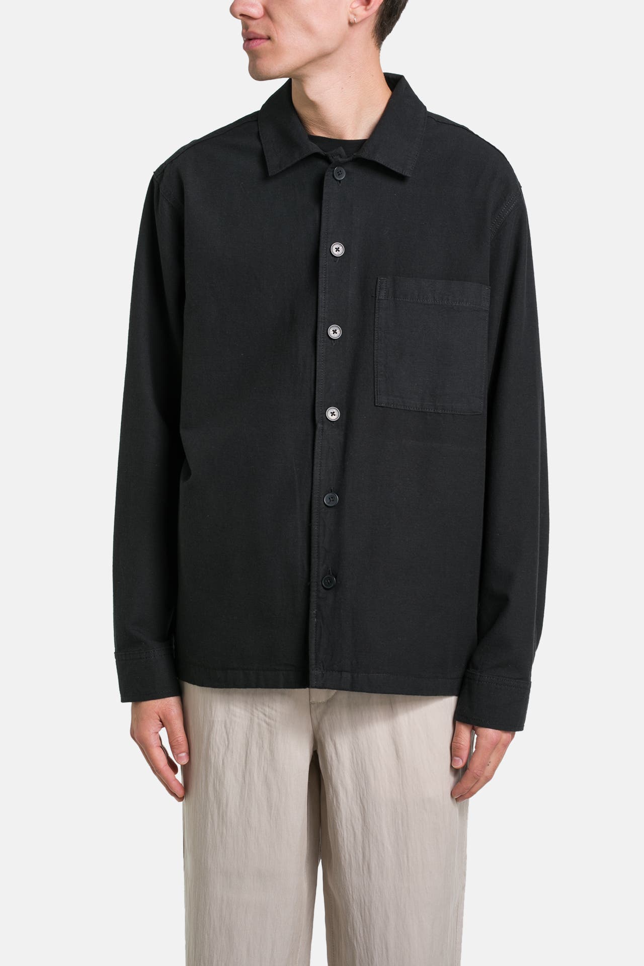 JACK & JONES Overshirt 'Jario' schwarz, Bild 1