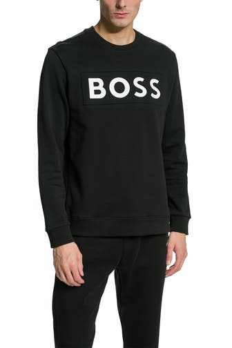 BOSS GREEN Sweatshirt 'Salbo' schwarz