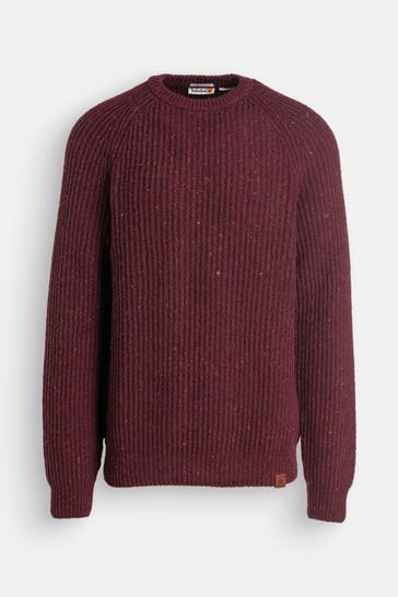 TIMBERLAND Strickpullover weinrot