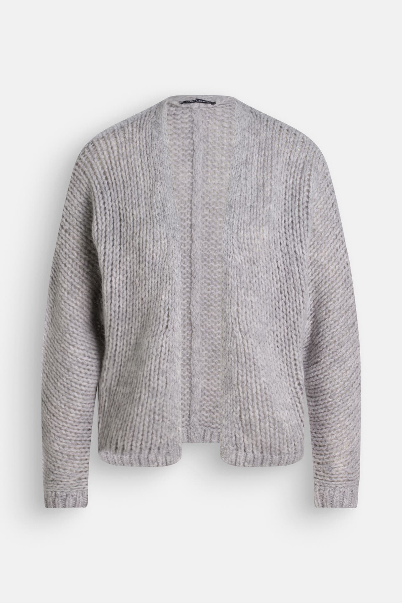 LUISA CERANO Wollmix-Cardigan hellgrau, Bild 1