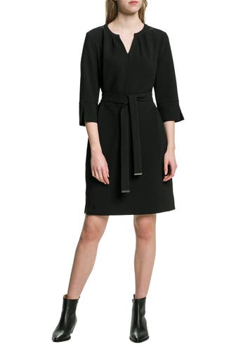 S.OLIVER BLACK LABEL Blusenkleid schwarz