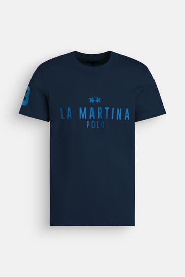 LA MARTINA T-Shirt nachtblau