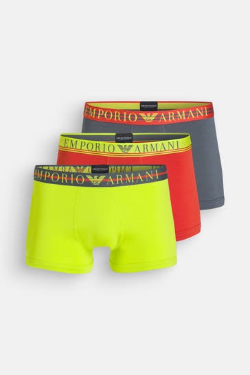 EMPORIO ARMANI 3er-Pack Boxer Trunks mehrfarbig