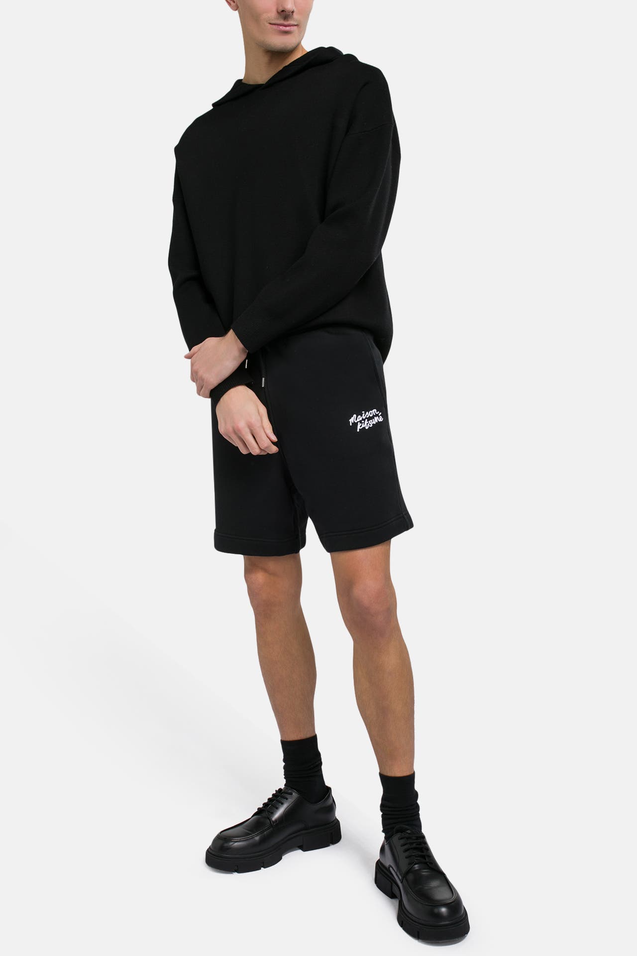 MAISON KITSUNÉ Sweatshorts schwarz, Bild 1