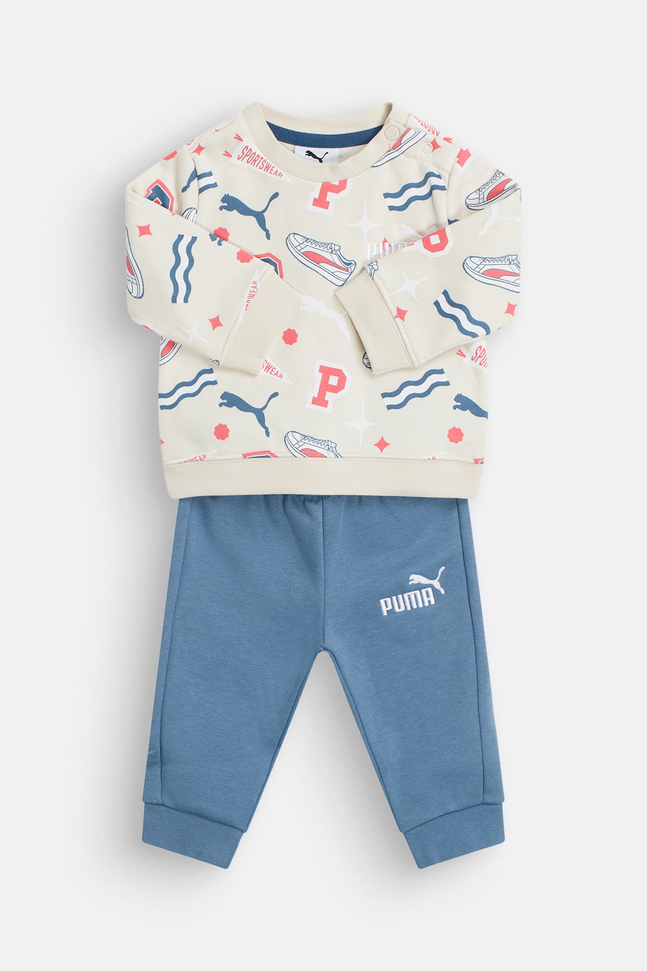 PUMA Set: Sweatshirt und Sweatpants mehrfarbig, Bild 1