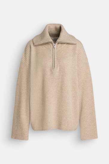 HOLZWEILER Wollpullover 'Cass' beige