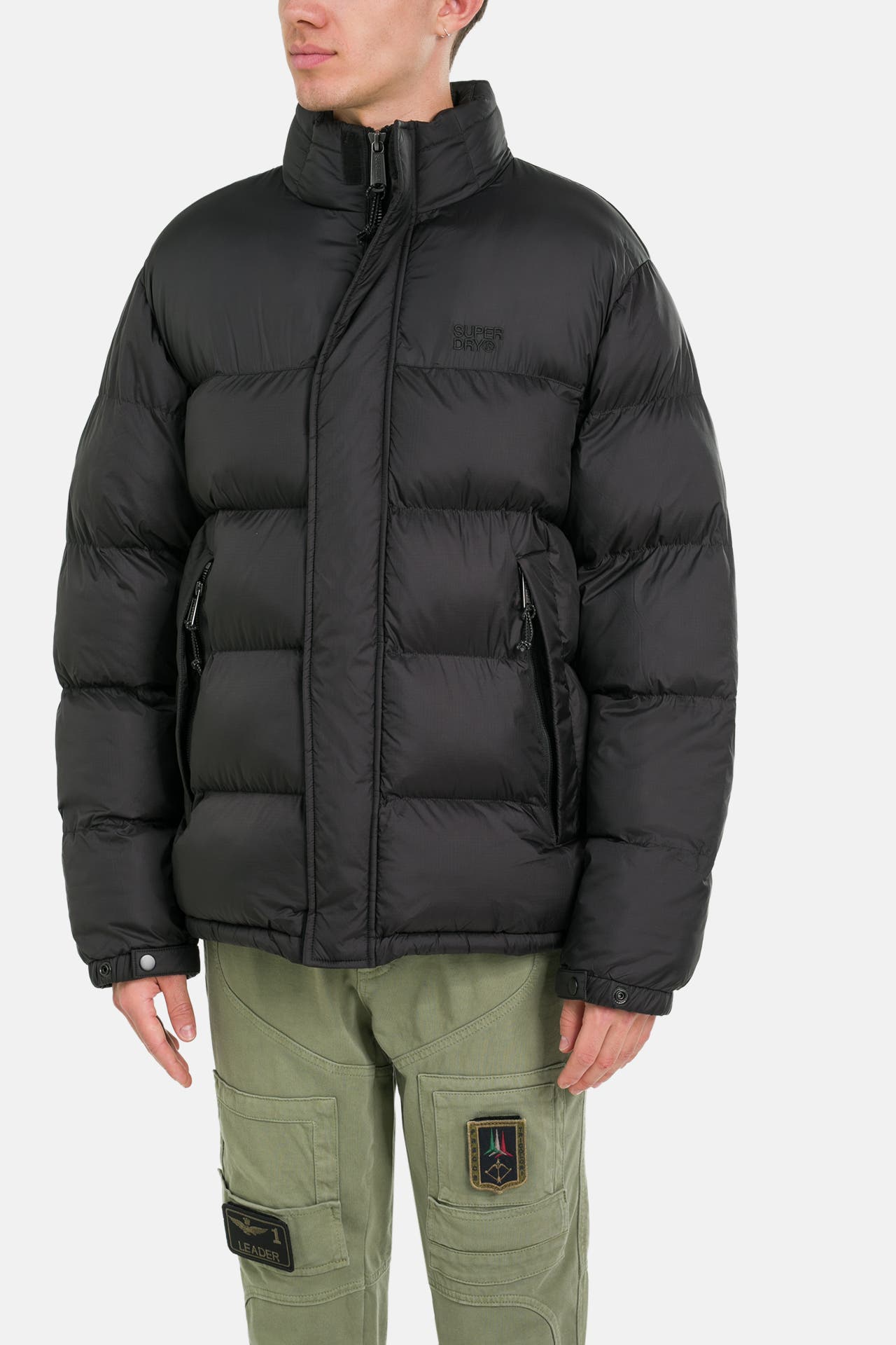 SUPERDRY Steppjacke schwarz, Bild 1