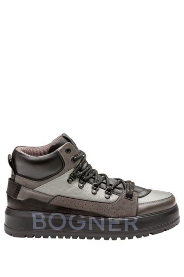 BOGNER Schnürstiefel 'Antwerp' grau