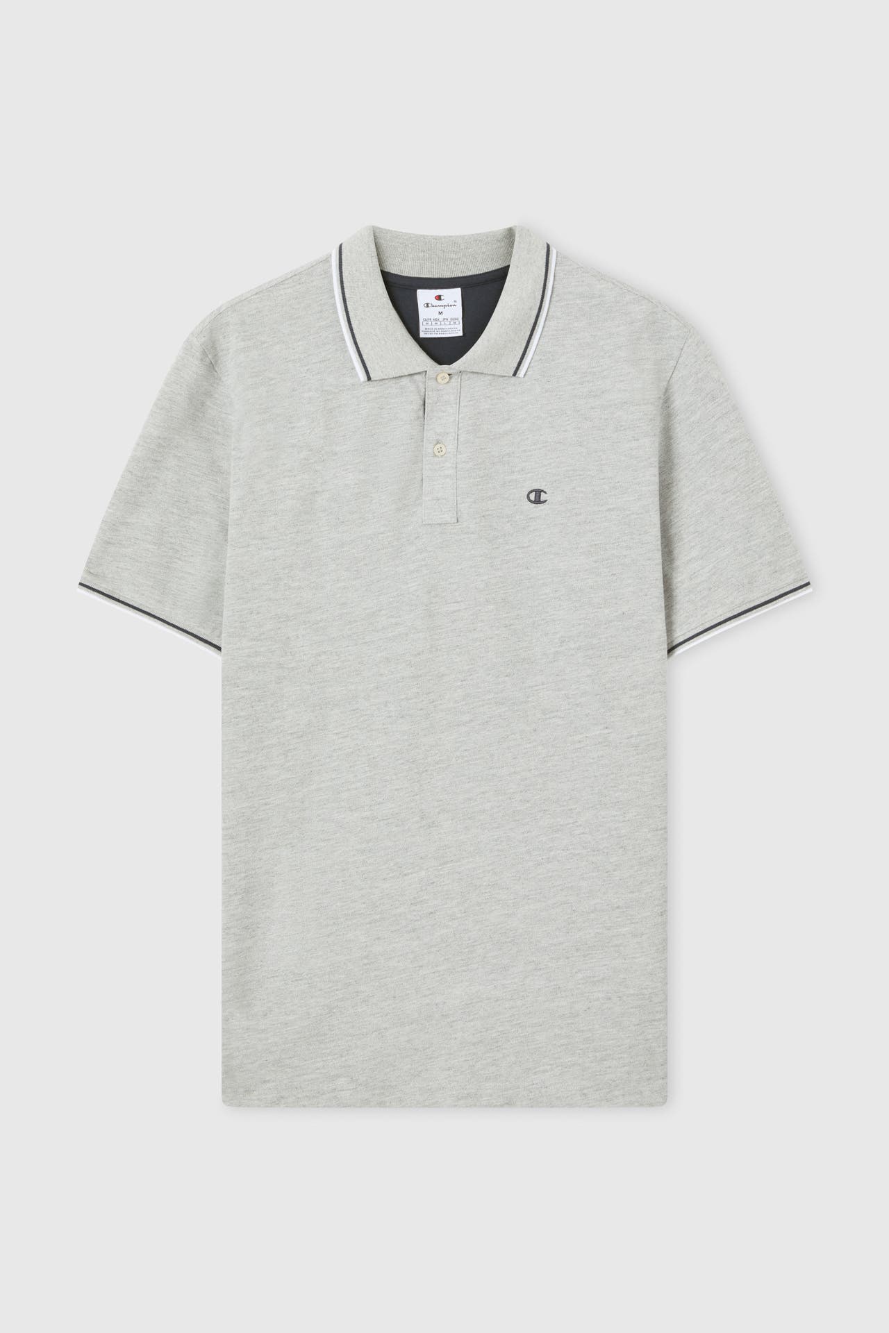 CHAMPION Polo-Shirt grau Regular Fit, Bild 1