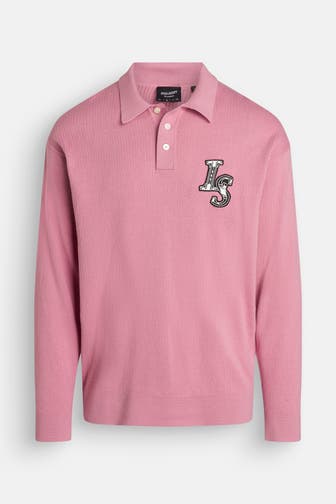LYLE&SCOTT Langarm-Polo rosa