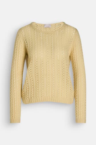 HEMISPHERE Kaschmirmix-Pullover sonnengelb