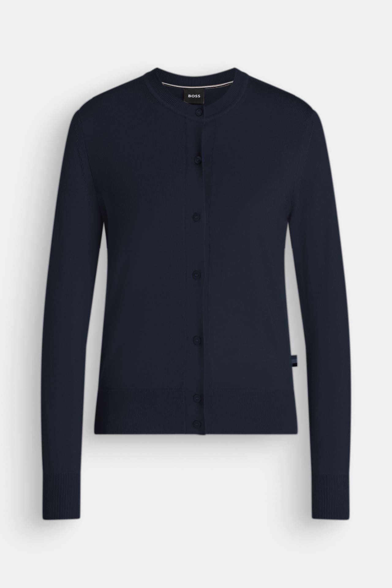BOSS Woll-Strickjacke schwarz, Bild 1