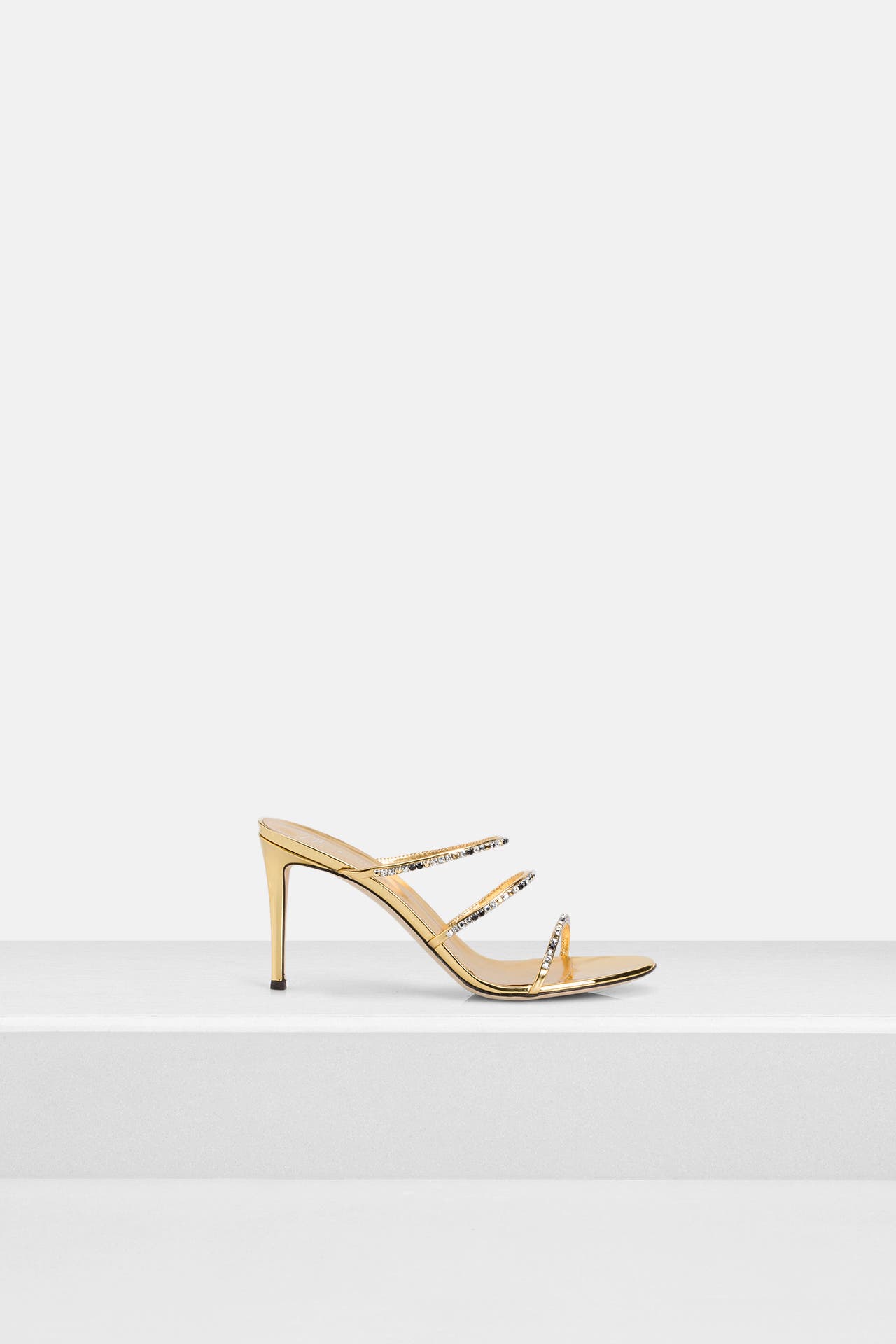 GIUSEPPE ZANOTTI Sandaletten gold-silber, Bild 1