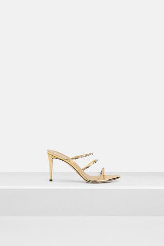 GIUSEPPE ZANOTTI Sandaletten gold-silber