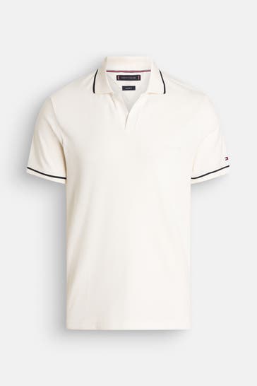 TOMMY HILFIGER Polo-Shirt ecru
