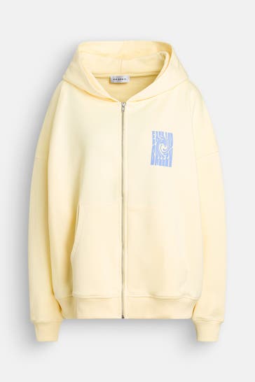 OH APRIL Sweatjacke hellgelb