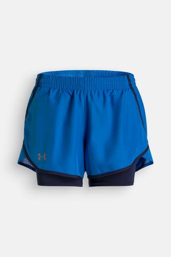 UNDER ARMOUR Funktions-Shorts 'Fly By 2-in-1' blau