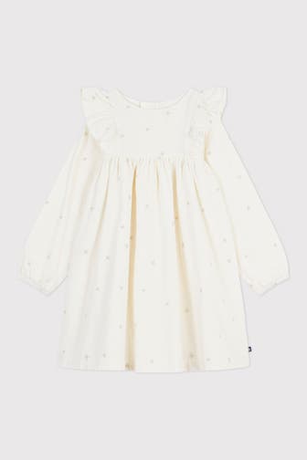 PETIT BATEAU Kleid ecru