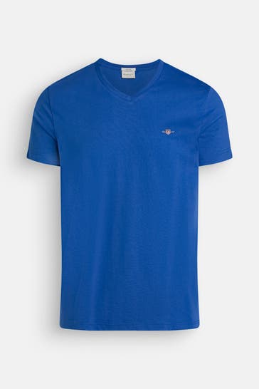 GANT T-Shirt azurblau