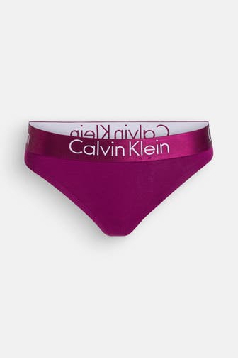 CK UNDERWEAR String aubergine
