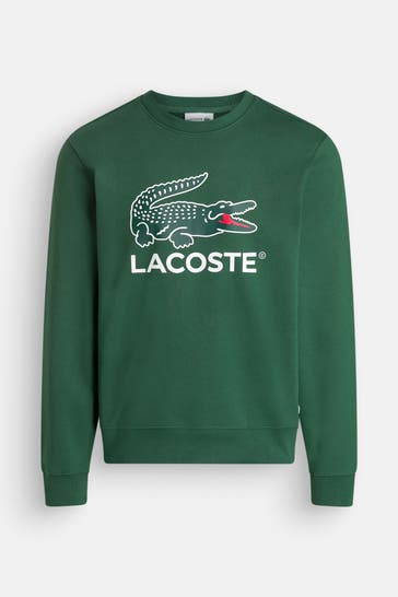 LACOSTE Sweatshirt grün