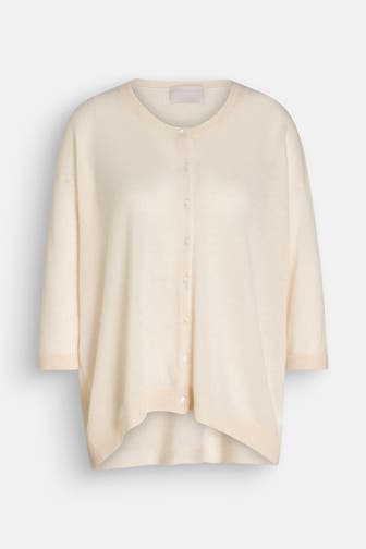 HEMISPHERE Kaschmir-Cardigan creme