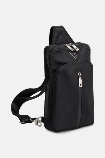 GUESS Umhängetasche 'Roma' schwarz