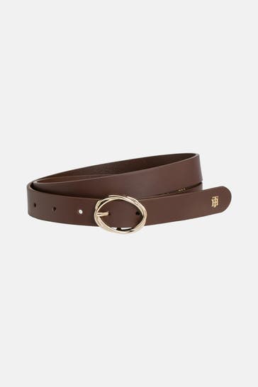 TOMMY HILFIGER Gürtel dunkelbraun