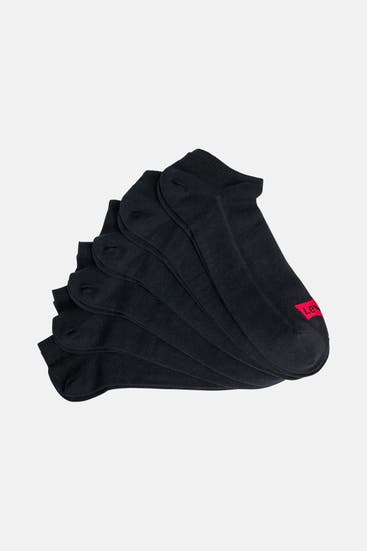LEVI'S® - 6er-Pack Sneaker-Socken schwarz