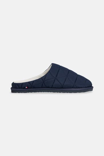 TOMMY HILFIGER Hausschuhe 'Luc' dunkelblau